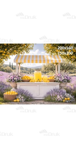 Tło fotograficzne „Lemoniada w lawendowym ogrodzie” | 4011